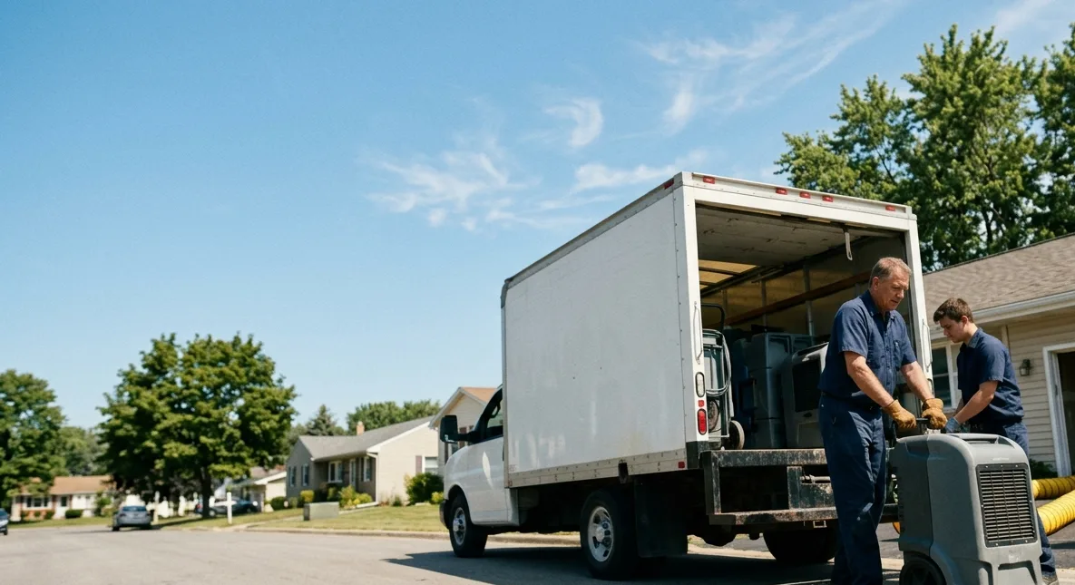 Water Damage Cleanup in Thompson, OH near me